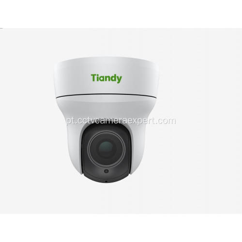 cúpula de velocidade de alarme anti-roubo MP 4 × Starlight Mini EW IR POE PTZ Camera